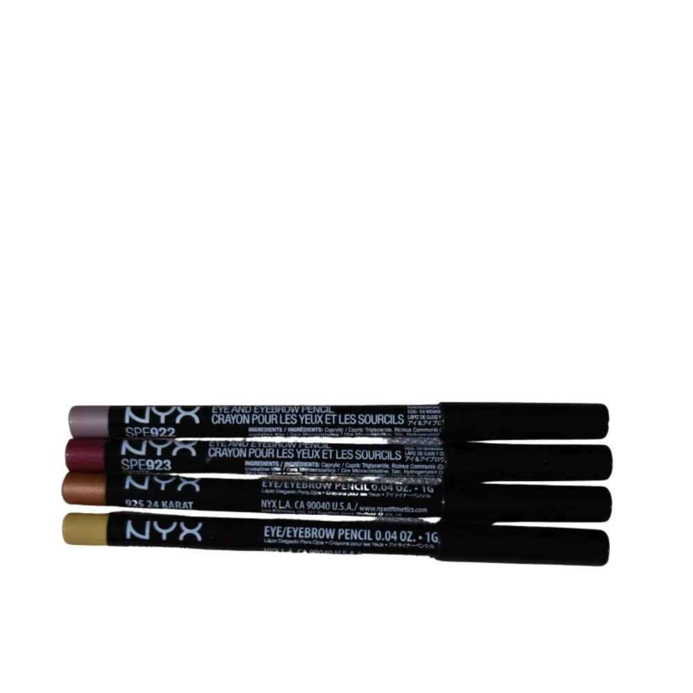 NYX Eye and or Brow Pencils Set Of 4